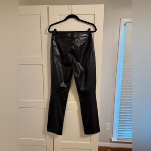Gap Vegan Leather5 pocket pants